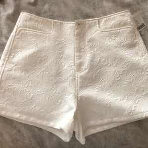 Urban Outfitters white, high waisted shorts